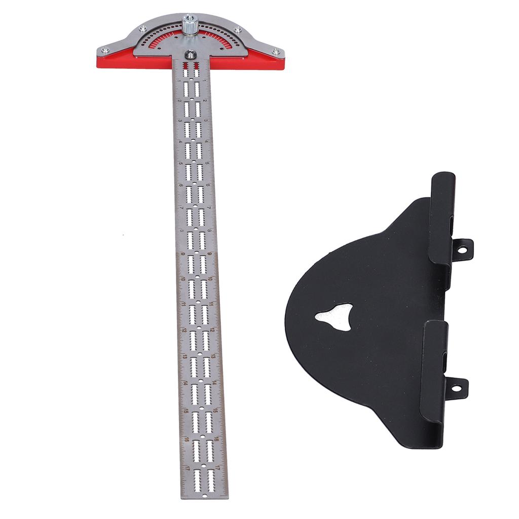 Линейка для измерения кромок по дереву, транспортир, портативный инструмент для измерения углов из нержавеющей стали, плотник