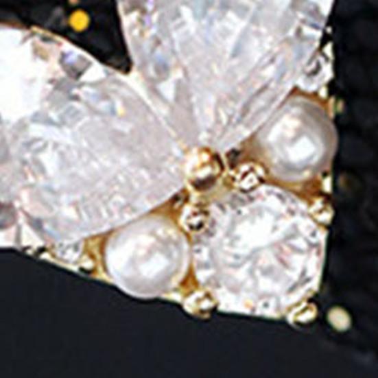 Серьги-пусеты в форме сердца со стразами, искусственными бриллиантами, серьги-пусеты в виде сердца любви с искусственным жемчугом, сверкающие милые пусеты для женщин, девушек, для свиданий, вечеринок