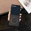 Zflip7 FE Ultra Thin Business PU Leather Magnetic Case For Samsung Galaxy Z Flip6 Flip 7 6 5 4 3 Wireless Charging Cover