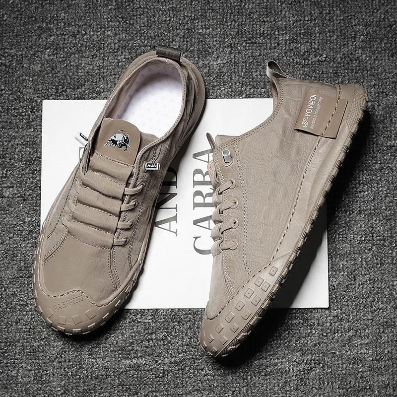 Мужская вулканизированная обувь, новые парусиновые туфли, мужская удобная обувь, модные кроссовки, мужская повседневная обувь, дизайнерские кроссовки, мужская обувь202
