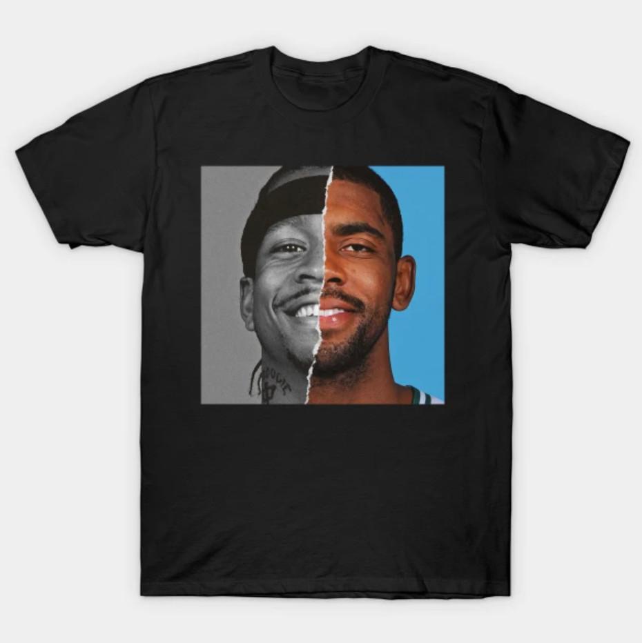 Футболка Kyrie Irving Черная Унисекс Хлопок Все Размеры S-5XL Рубашка Фаната JJ3805 Унисекс Футболка