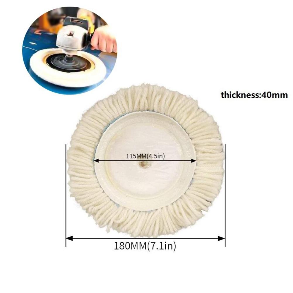 Wool Polishing Pad Pure Natural Materials Wool Polishing Pad 180mm