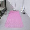 PVC Bathroom Anti-Slip Mat with Suction Cups, 100x40 Cm, for Bathtubs