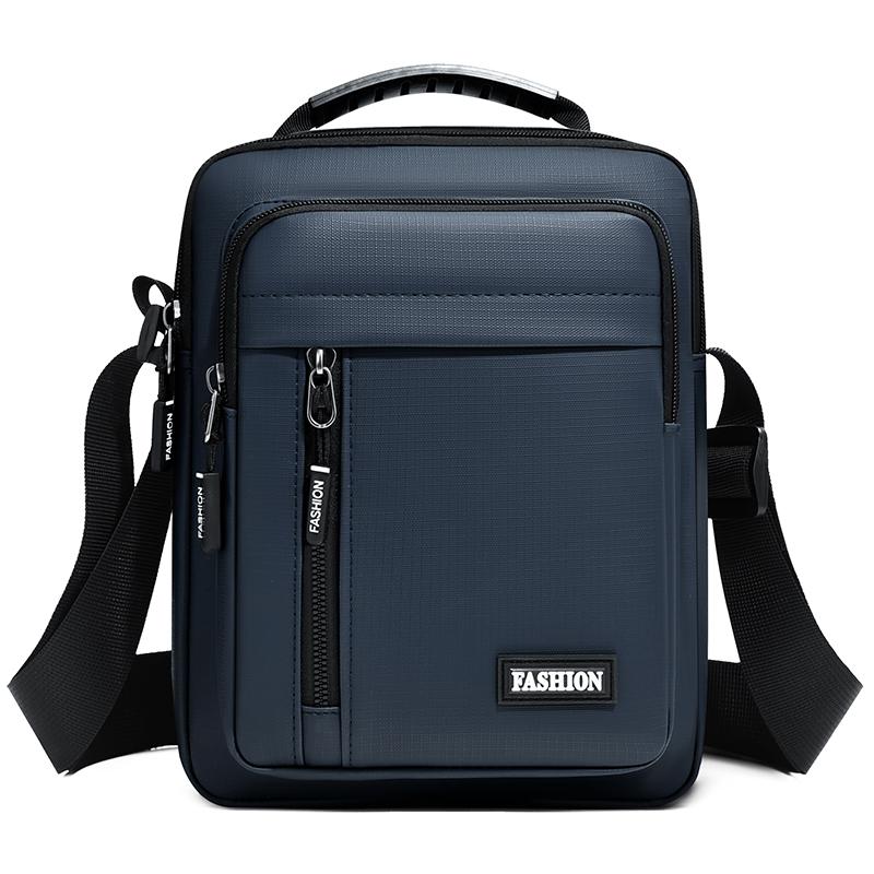 Мужская легкая сумка-мессенджер из оксфорда - Модная повседневная наплечная сумка с элегантным дизайном