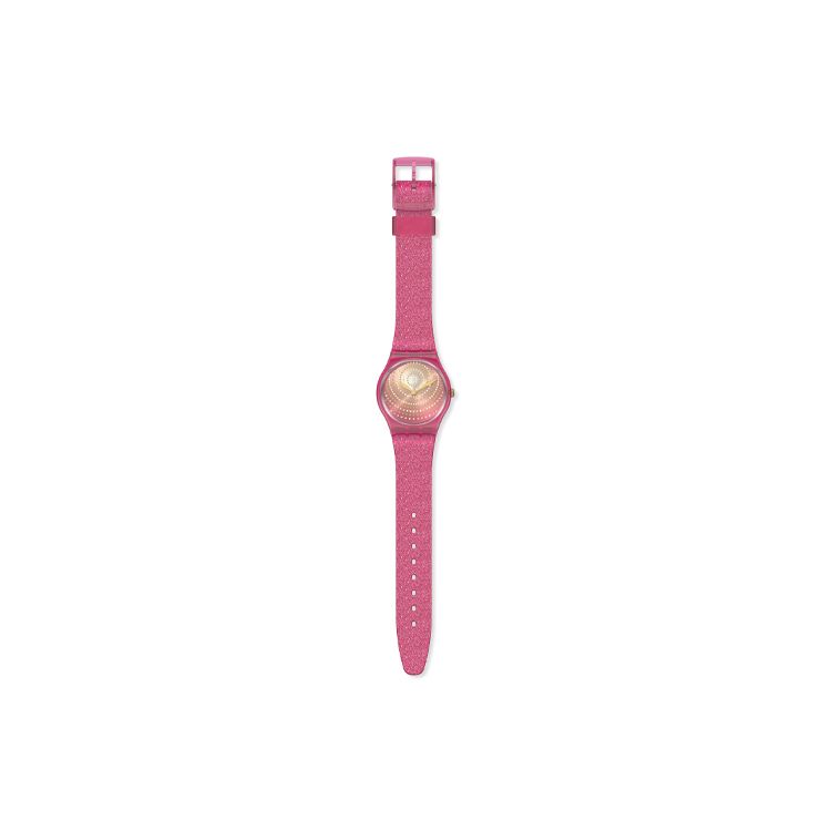 Swatch Gent Series Quartz Movement 30M Water Resistant Watch 34X39.2Mm Floral Dial Plastic Case Silicone Strap Women watches GP169