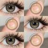 Eyeshare 1 пара цветных контактных линз Коричневые глазные линзы Серые зрачки Кукольные глазные линзы Макияж Косметика Годовое использование
