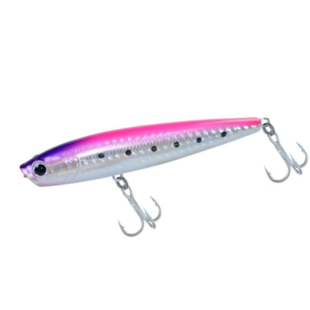 Streamline Design Floating Popper Lure Laser Coating Bass Fishing Lure  Stream Fishing