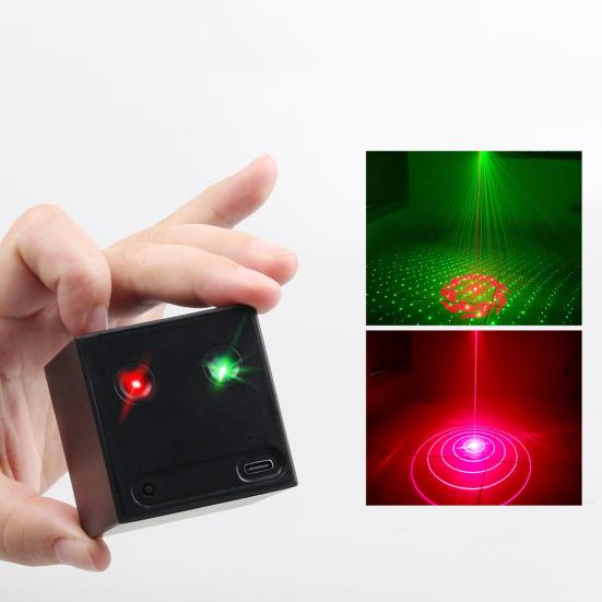 Мини DJ Свет Атмосферный Свет Перезаряжаемый Голосовое Управление Свет Настроения с 32 Световыми Эффектами Вечериночный Свет для Кемпинга Поездок на Машине Синхронизация с Музыкой Веселый Подарок