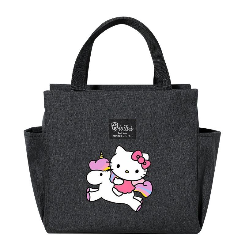 Изолированная сумка-ланчбокс Hello Kitty - Портативный контейнер для обеда для пикников и прогулок