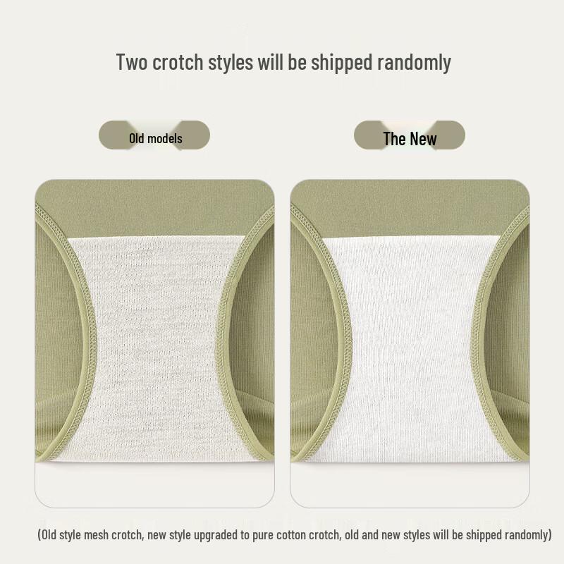 YOUNGYELL Women's High-Waist Modal Antibacterial Underwear 3-Pack