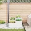 Garden Planter White 100 x 100 x 48 cm Steel