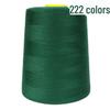 402 High-Speed Polyester Sewing Thread, 8000 Yards, Black & White for Industrial Sewing Machines