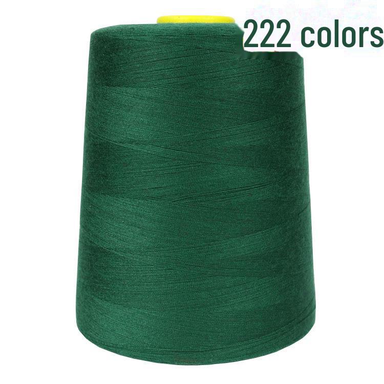 402 High-Speed Polyester Sewing Thread, 8000 Yards, Black & White for Industrial Sewing Machines
