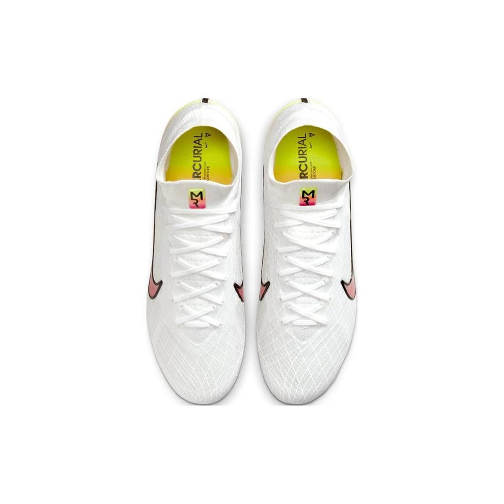 Marcus Rashford x Nike Zoom Mercurial Superfly 9 Elite FG Better Believe It Мужские Кроссовки Белый Черный FD1171-100