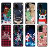 Черный ТПУ Чехол Для Samsung galaxy S20 /S20 PLUS/S20 ultra/S20+ /S20FE задняя крышка С Рождеством Милый Снеговик Новый Год