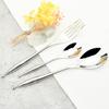 16 шт., нож, вилка, кофейная ложка, набор столовых приборов, посуда из нержавеющей стали 18/10, набор столовой посуды высокого качества, кухонное серебро, столовые приборы
