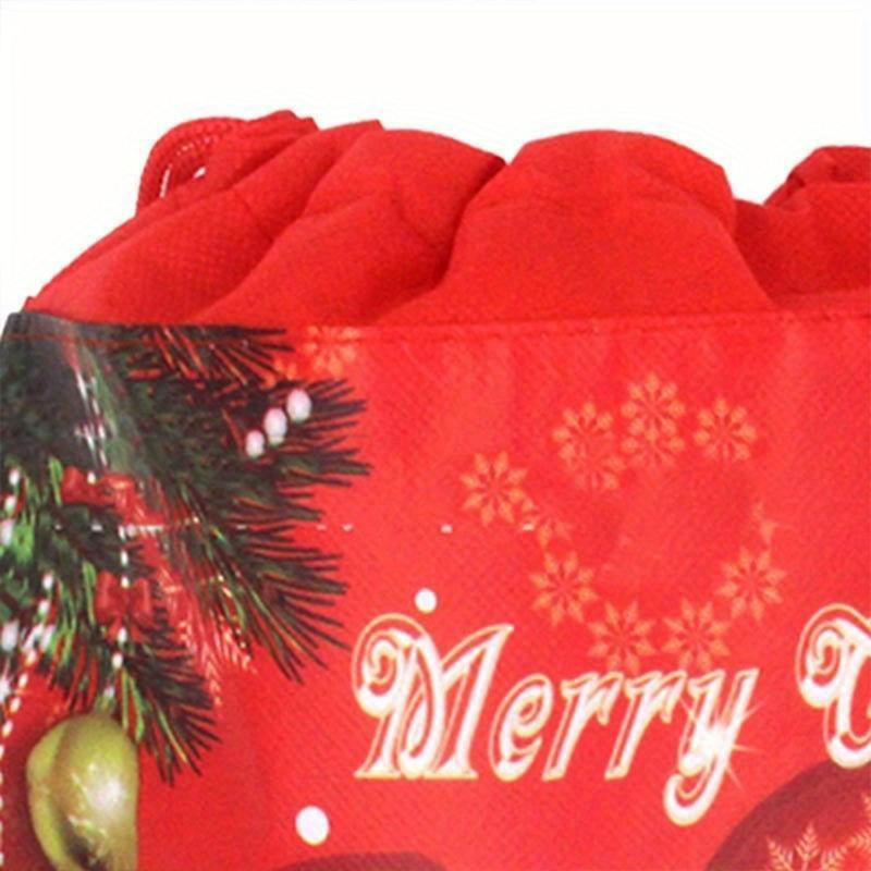 5 шт. Рюкзаки Дед Мороз Рождественские принадлежности Упаковка игрушек Рождественский подарочный мешок Мешки для хранения Мешки на шнурке