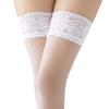 Летние ультратонкие кружевные чулки до бедра, силиконовые нескользящие чулки выше колена, сексуальное тонкое кружево выше колена
