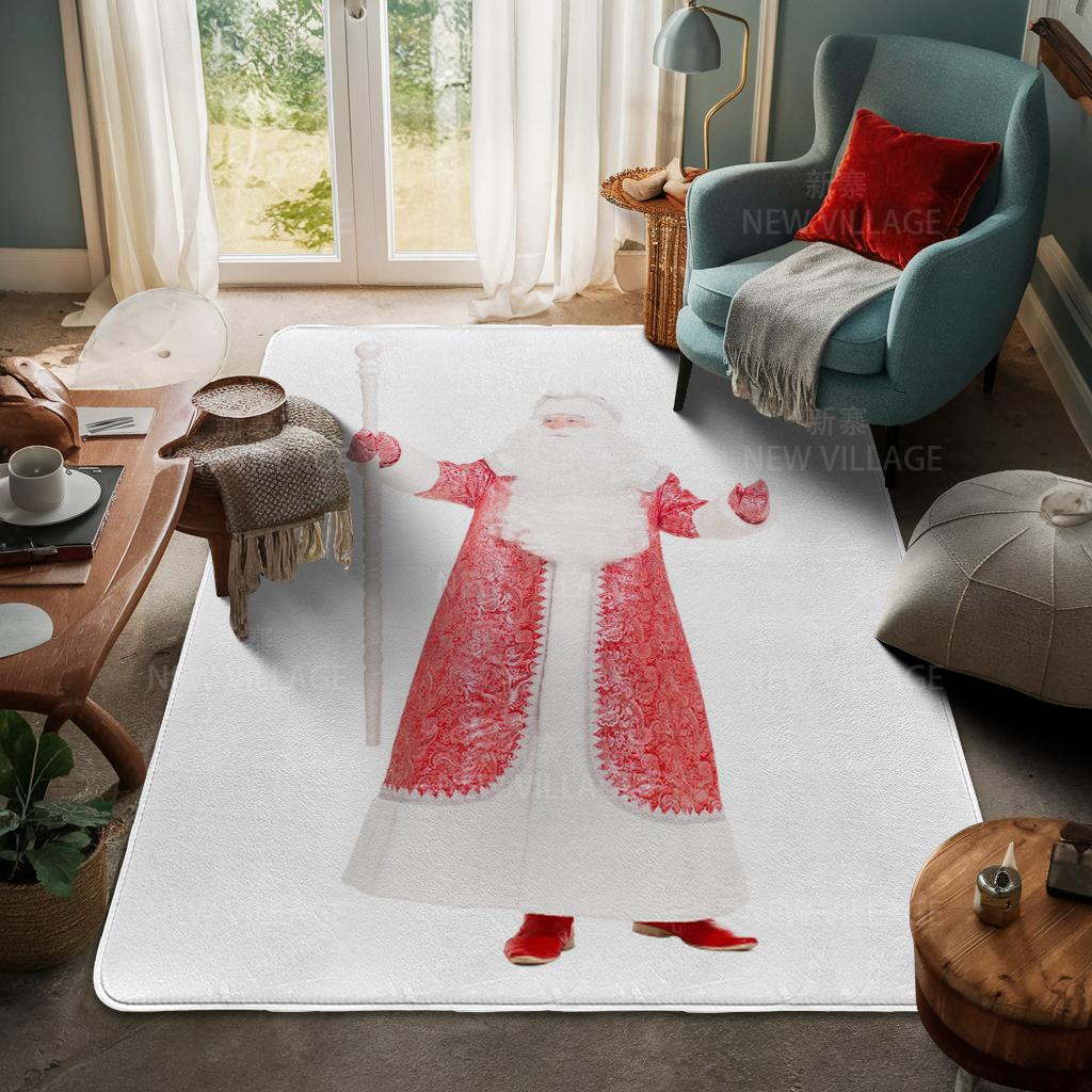 Ковер у входа в дом Домашний коврик у двери Гостиная Ванная Комната Ноги ванная комната Нескользящие коврики с водопоглощением для ванной Счастливого Рождества зима