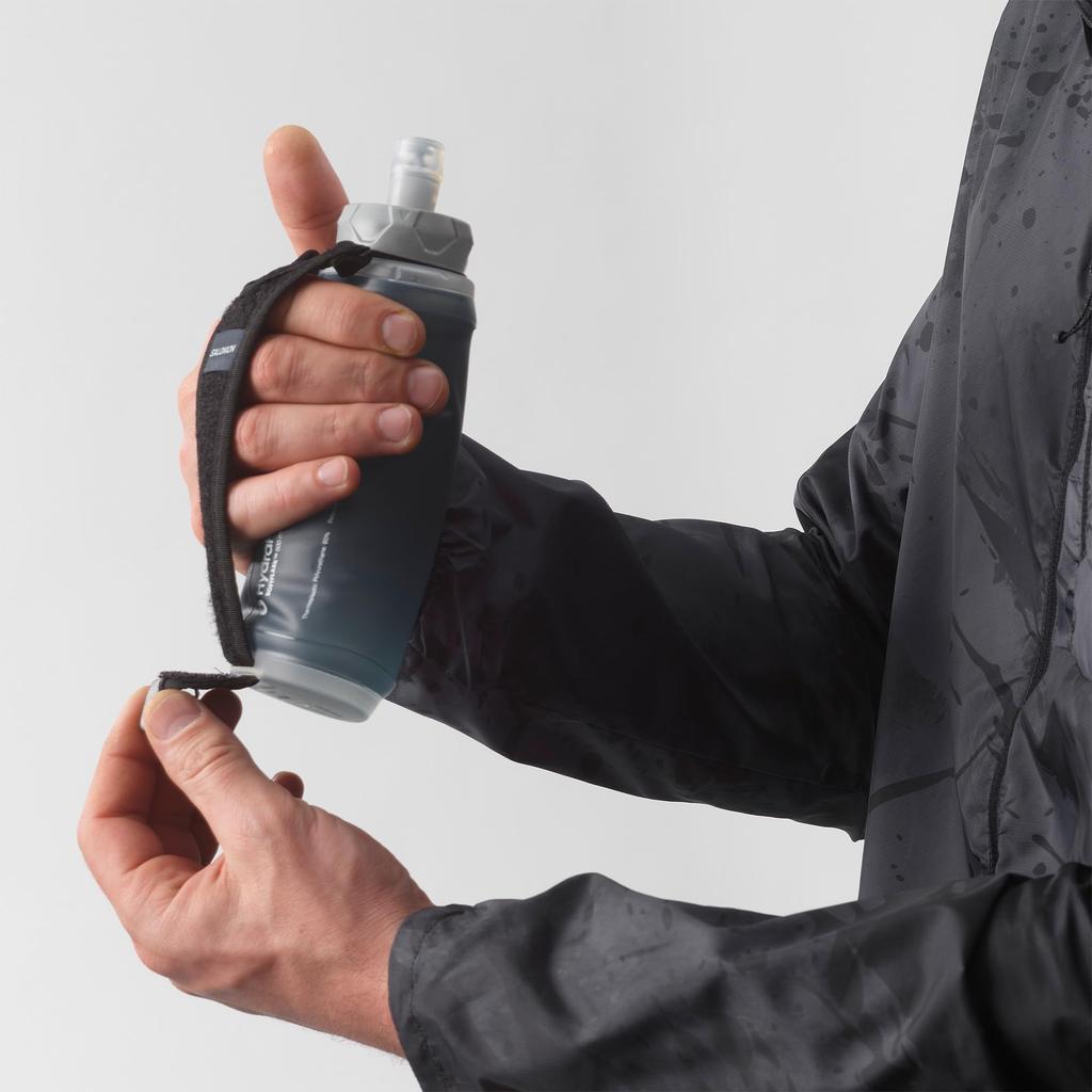 [Salomon] Держатель для бутылки на руку для бега 2022 года ACTIVE HANDHELD LC1928600 Бесплатный ЧЕРНЫЙ/СЛАНЦЕВО-СЕРЫЙ