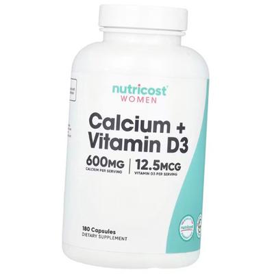 Кальций Д3 для женщин, Women Calcium + Vitamin D3, 180капс (36647035)