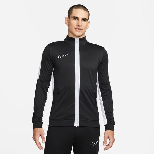 Nike Легкий тренировочный костюм Academy 23, куртка и брюки DR1681 x Черный спортивный костюм Dri-FIT, Комплект, Верх US-L (180-189 см), Брюки US-XL (Талия 96-109 см),