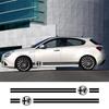 Совместимые наклейки на двери и боковые юбки для Alfa Romeo Giulia/Stelvio