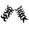 12Pcs/set Black Fake Moustaches Self Adhesive Joke Mexican Novelty Party Supply