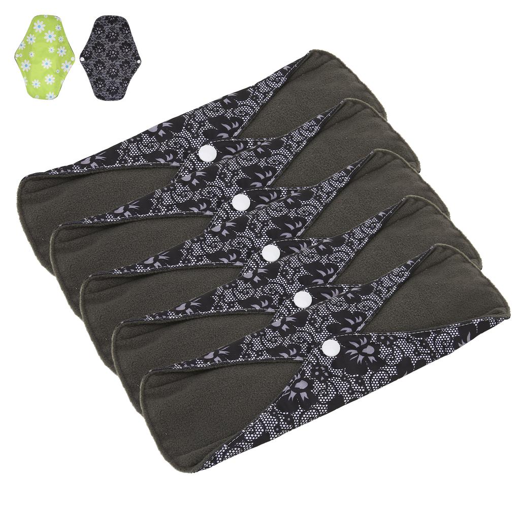 5 шт. многоразовые менструальные прокладки моющаяся ткань женские прокладки герметичные гигиенические прокладки при недержании для W