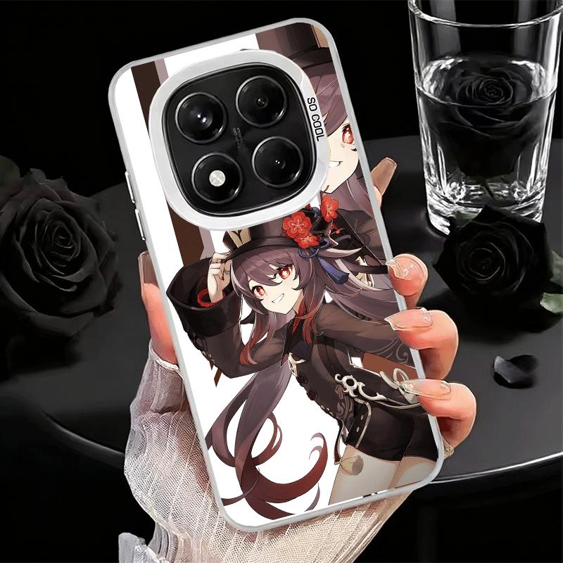 Мягкий чехол для телефона Genshin Impact Design для Xiaomi Redmi Note 13 14 15 Pro Plus 12S 12 11S 11 11T 10S 10 Ударопрочная задняя крышка She