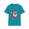 Unisex Softstyle T-Shirt Santa Charcoal  Holiday Rough Beard Christmas