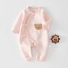 Autumn/Winter Newborn Cotton Rompers: Thin, Boneless, Warm Air Cotton
