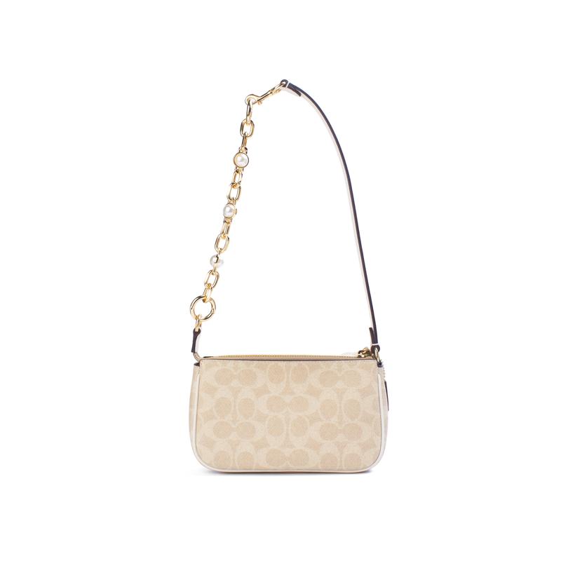 Coach Сумка [Сумка на заказ] Nolita 19 Iduo Ручная роспись Граффити Модная Классическая Мода Простая Пресбиопия Молния Покрытие Камелия Напоминает Золотой