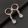 Серьги-капли Suibian Fashion с цирконом - Популярный новый дизайн