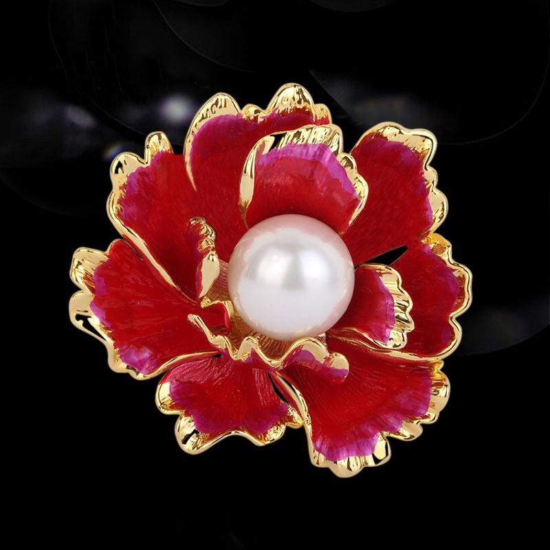 Chinese Style Ethnic Style Rich Peony Corsage Noble Peony Brooch