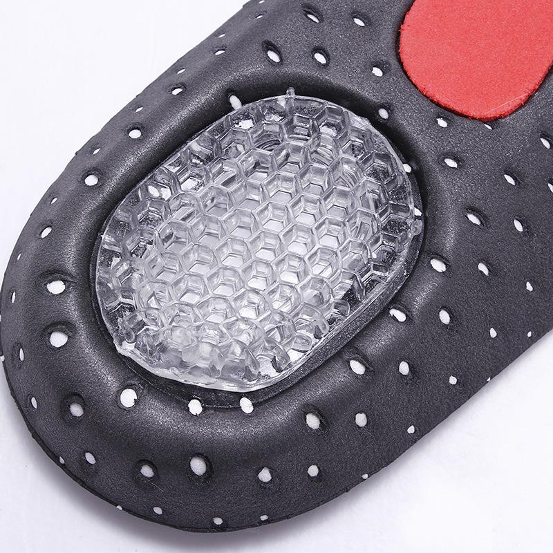 Composite Breathable Cushioning Sports Insoles for Men - Shock Absorption, Latex Pad, Thickened Military Training Design