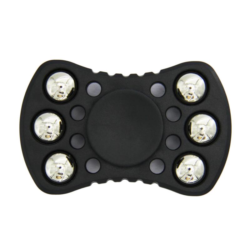 Горячий! Креативный спиннер для пальцев EDC ручной спиннер с шестью металлическими шариками, средство для снятия стресса и тревоги, игрушка для концентрации для