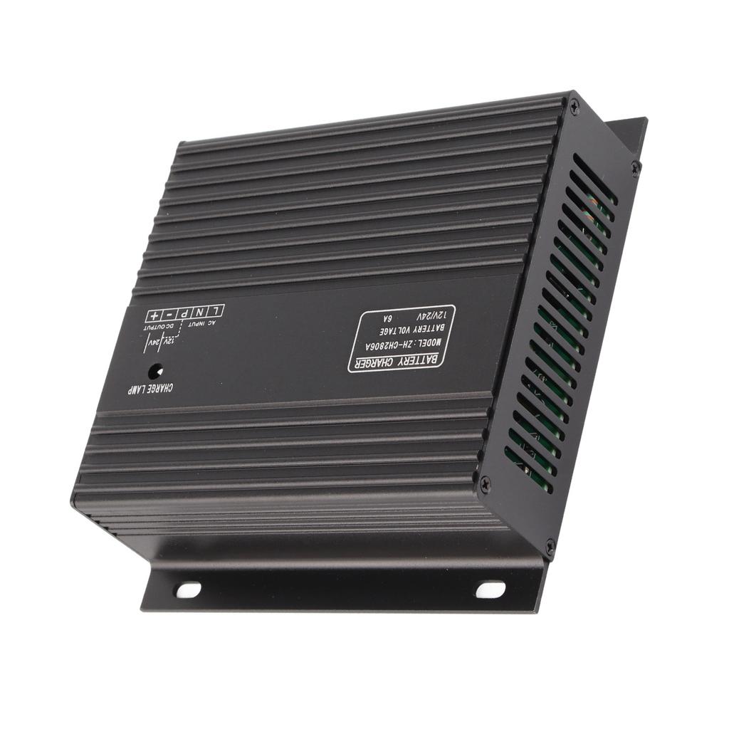 Зарядное устройство для аккумулятора генератора Универсальная защита от перегрузки Алюминиевый сплав Интеллектуальное зарядное устройство для генераторной установки 12 В 24 В ZH CH2806A