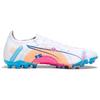 PUMA Ultra 5 MG Multi Ground Soccer Shoes Unisex White 108093-01