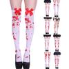 Long Socks Horror Costume Accessories Stretchy Halloween Cosplay Party Long Socks for Festival