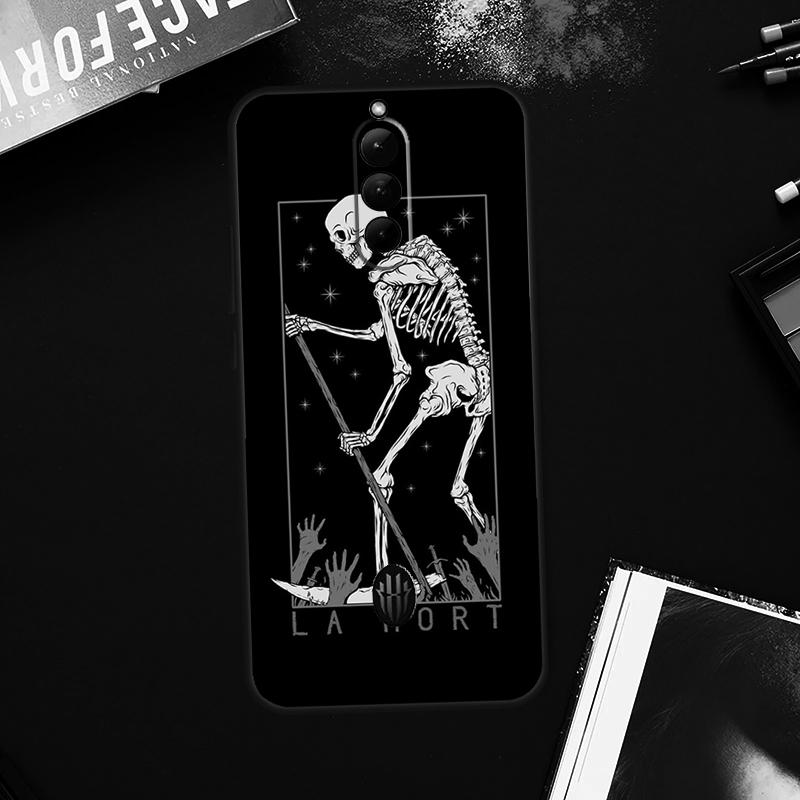 Чехол Таро Смерти для ZTE Nubia Red Magic 9 8 8S Pro Plus RedMagic 6 7 Pro 6S 7S Pro 5S 6R 5G Задняя крышка
