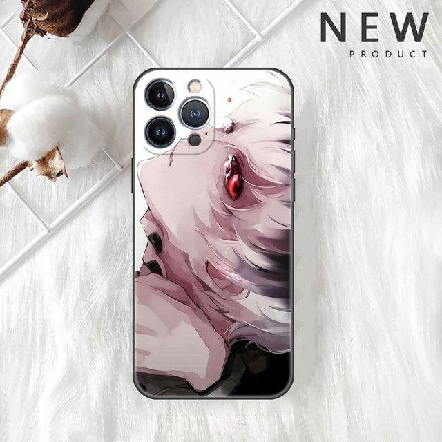 Чехол с изображением аниме «Токио вурдалак», Япония, Suave для Apple Iphone 11, 13, 14, 12 Pro Max 7, 8 Xr X 6, 5, 5S Se 2022, черный силиконовый чехол для телефона