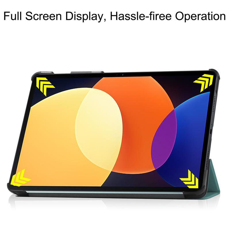 Чехол для планшета Xiaomi Pad 5 Pro 12,4, чехол с откидной подставкой, противоударный жесткий чехол из ПК, чехол для планшета Xiaomi Mi Pad MiPad 5 Pro, чехол с автоматическим режимом сна/пробуждения 