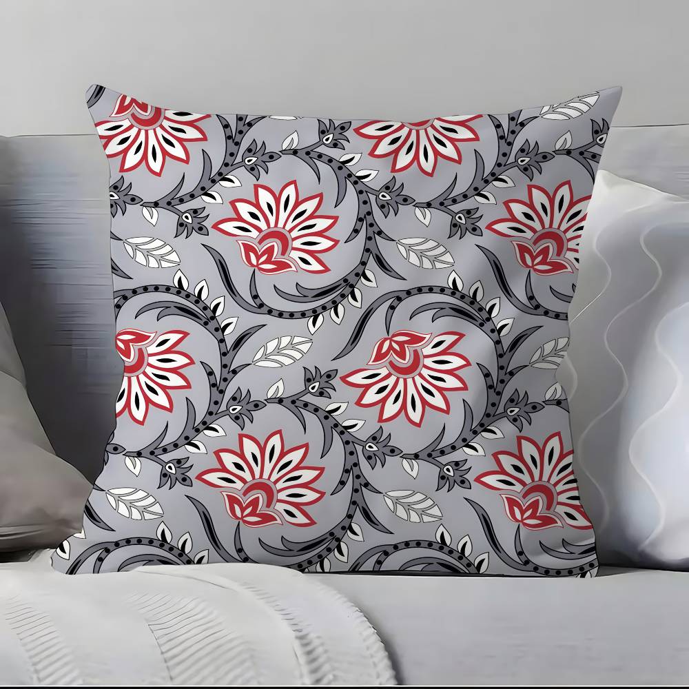 Badik I-I-Indonesia B-B-B-Batik Design Pillow Case Pillowcase Soft Skin Friendly & Comfortable With A Hidden Zipper