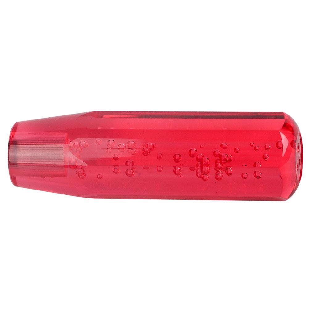 15cm Red Car Universal Acrylic Shift Stick Knob Crystal Transparent Bubble Gear Shifter Head