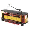 Trolley Wind Up Toys Tinplate Vintage Interesting Metal Wind Up Toys for Kids Adult Photography Props