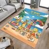 1pc Simpsons Family Portrait Carpet for Playroom Bedroom Living Room Sofa Home Decor,kids Game Area Rug Non-slip Floor Mat Y729101