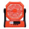 Portable Camping Fan 10000mAh Rechargeable Battery Powered Fan with Light for Picnic Barbecue