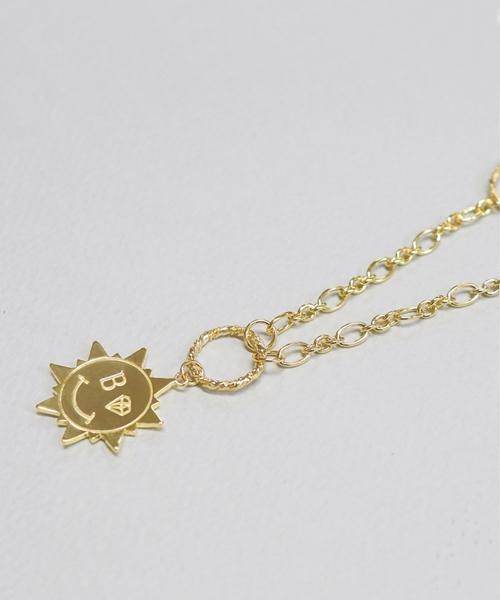 Bonbeau Sunshine Smile Ожерелье с двойной цепочкой Sunshine Double Chain Smile Монетное ожерелье