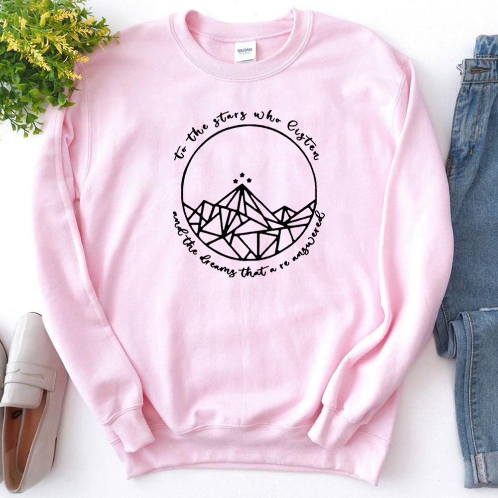 Толстовка Acotar Velaris Night Court Символ Сара Джей Маас Толстовка A Court of Thorns and Roses Пуловер Толстовка Court of Dreams